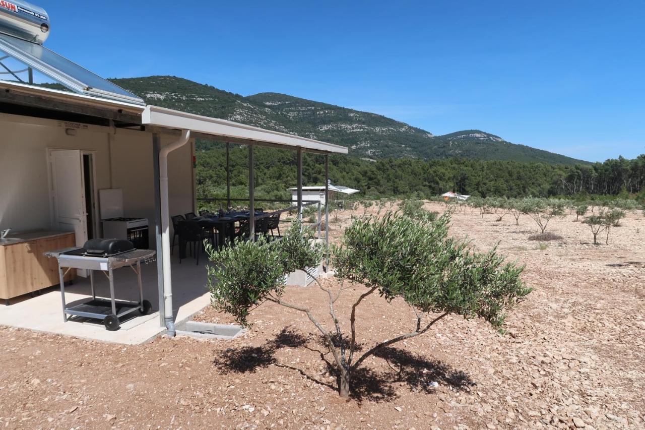 Villa Robinson Olive Tree Huts à Čara Extérieur photo